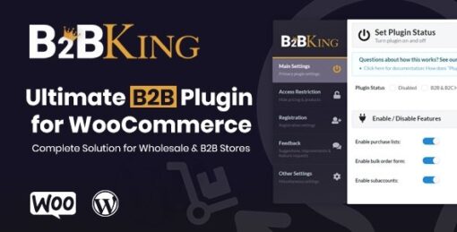 B2BKing (v4.9.90) The Ultimate WooCommerce B2B & Wholesale Plugin