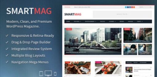 smartmag (v10.0) responsive retina wordpress magazineSmartMag (v10.0) Responsive & Retina WordPress Magazine