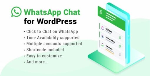 whatsapp chat wordpress (v3.6.4)WhatsApp Chat WordPress (v3.6.4)