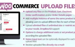 woocommerce upload files (v78.4)WooCommerce Upload Files (v78.4)