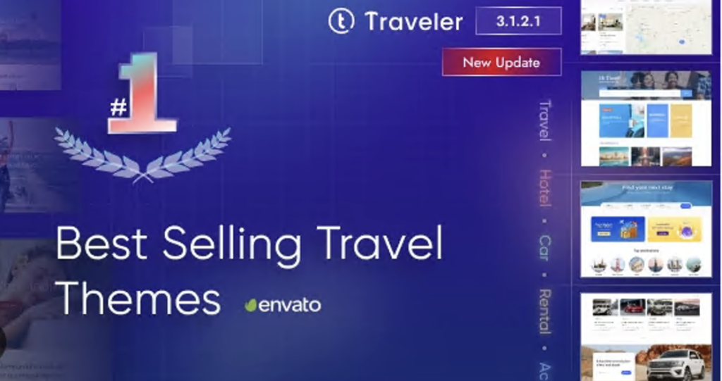 Traveler (v3.1.2.1) Travel Booking WordPress Theme