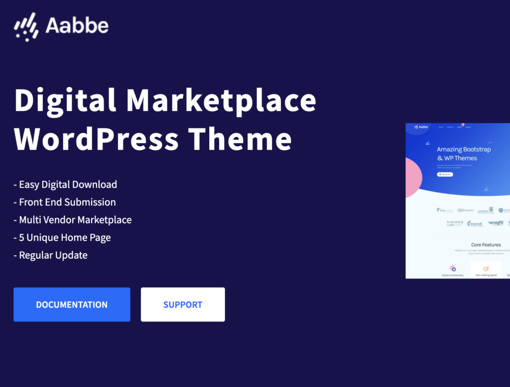 Aabbe v6.0.0 Digital Marketplace WordPress Theme