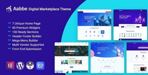 aabbe v6.0.0 digital marketplace wordpress themeAabbe v6.0.0 Digital Marketplace WordPress Theme