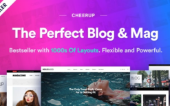 cheerup v8.0.1 food, blog magazine