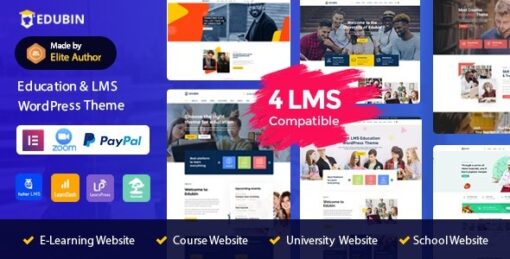 edubin (v8.16.4) education lms wordpress theme