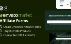 Envato Market Affiliate Forms for Elementor