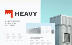 Heavy (v1.1.1) İnşaat ve Endüstriyel WordPress Teması