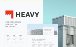 heavy (v1.1.1) construction and ındustrial wordpress theme