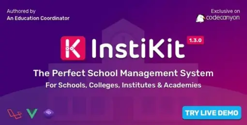 InstiKit School (v3.0.0) School Management System & School ERP
