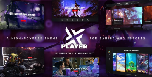 playerx v2.1 gaming and esports themePlayerX v2.1 Gaming and eSports Theme