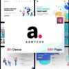 Agmycoo v2.3 Isometric Startup Creative Digital Agency WordPress Theme