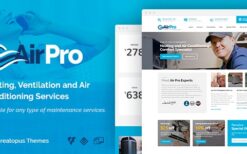 AirPro v2.6.16 Heating and Air conditioning WordPress Theme for Maintenance Services