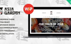 Asia Garden - Asian Food Restaurant WordPress Theme
