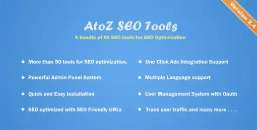 AtoZ SEO Tools v3.8 Search Engine Optimization Tools