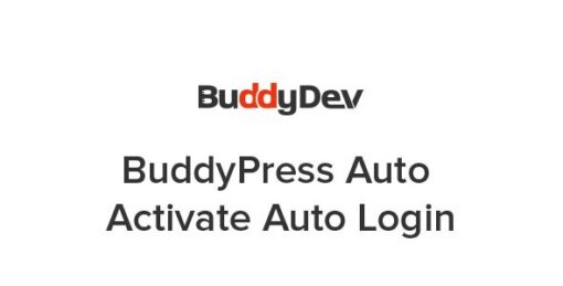 BuddyPress Auto Activate Auto Login v1.5.8