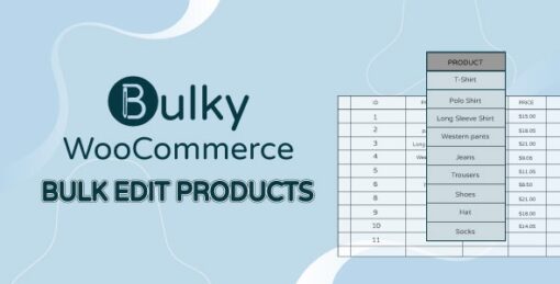 Bulky (v1.2.9) WooCommerce Bulk Edit Products, Orders, Coupons