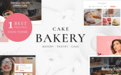 Cake Bakery v6.5 Pastry WP