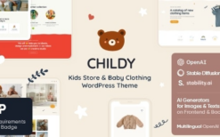 Childy (v1.1.0) Kids Store & Baby Clothing WordPress Theme
