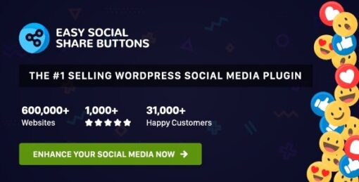 Easy Social Share Buttons for WordPress (v9.5)