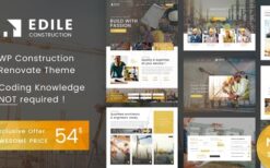 Edile v1.9 Construction WordPress Theme