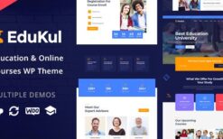 edukul (v1.25) online courses wordpress theme