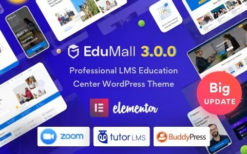 EduMall (v3.9.4) Professional LMS Education Center WordPress Theme