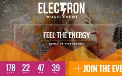 Electron v1.8.2 Event Concert & Conference Theme