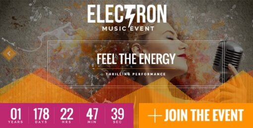 Electron v1.8.2 Event Concert & Conference Theme