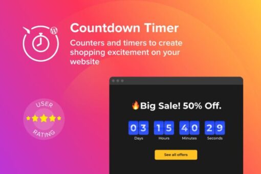 Elfsight Countdown Timer v1.4.0 WordPress Countdown Timer plugin