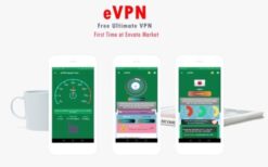 eVPN - Free Ultimate VPN Android VPN, Billing, Phone Booster, Admob Push Notification