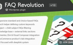 faq revolution v1.1.4 wordpress pluginFAQ Revolution v1.1.4 WordPress Plugin