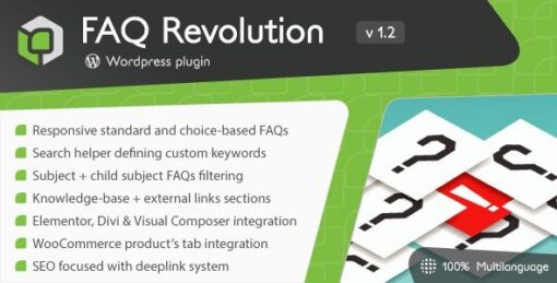 faq revolution v1.1.4 wordpress pluginFAQ Revolution v1.1.4 WordPress Plugin