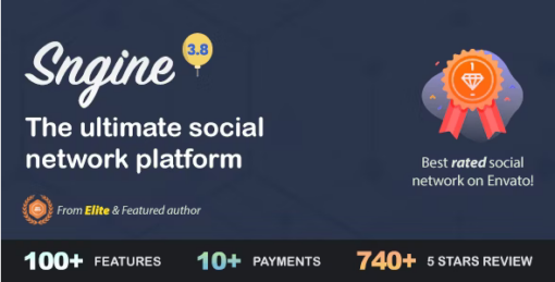 Sngine (v3.11.1) The Ultimate PHP Social Network Platform