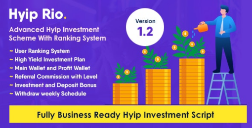 hyip rio v2.4 advanced hyip ınvestment scheme with ranking systemHyip Rio v2.4 Advanced Hyip Investment Scheme With Ranking System