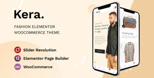Kera v1.2.9 Fashion Elementor WooCommerce Theme