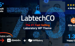labtechco (v7.1) laboratory science research wordpress themeLabtechCO (v7.1) Laboratory & Science Research WordPress Theme