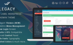 Legacy (v9.6) White label WordPress Admin Theme