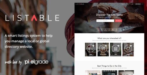 Listable (v1.15.6) A Friendly Directory WordPress Theme