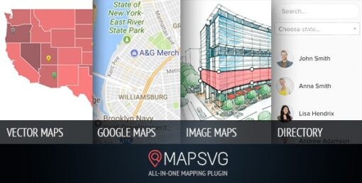 MapSVG v6.2.24 All Kinds of Maps and Store Locator for WordPress