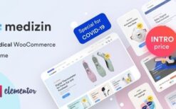 medizin v1.6.2 elementor woocommerce medical theme