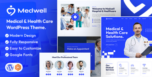 Medwell v1.0 Medical & Health Care WordPress Theme