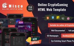 Miscoo - Online CryptoGaming HTML Template