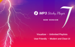 MP3 Sticky Player WordPress Plugin v7.5.1