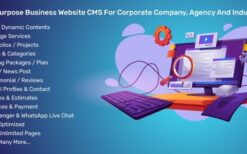 Multipurpose Business Website CMS For Corporate Company, Agency And Industry 