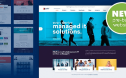 Nanosoft - WP Theme for IT Solutions and Services Company