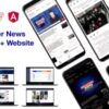 news full app v4.0 flutter app android + ios + website