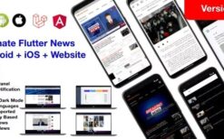 news full app v4.0 flutter app android + ios + website