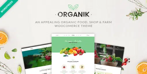 organik v3.2.7 organic food store wordpress theme