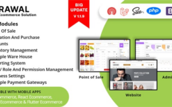 Rawal Android Ecommerce - Universal Store Full Mobile App with Laravel CMS