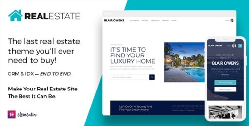 Real Estate 7 (v3.4.5) Real Estate WordPress Theme